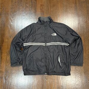 The North Face black and white jacket